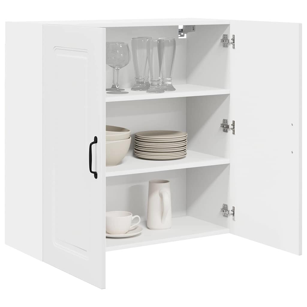 Küchenhängeschrank Hochglanz Weiß 80 x 31 x 80 cm Holzwerkstoff